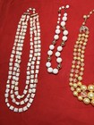 Vintage Japan Beaded Jewelry Lot Necklaces Multi Strand Mid Century MCM 50s 60s — photo 4