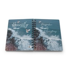 Perspective Spiral Bound Journal, Inspirational Quote Notebook, Motivational