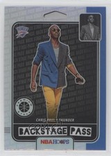 2019-20 Panini NBA Hoops Premium Stock Back Stage Pass Holo Chris Paul #2 00jj