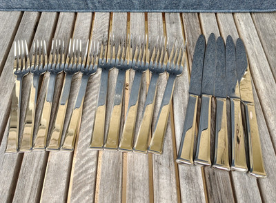 15 Pieces Ercuis Acier Cedre Flatware Free Shipping