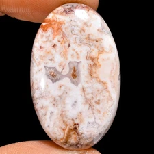 Natural Rosita Jasper Oval Shape Cabochon Loose Gemstone 37 Ct 35X21X6mm A-18823
