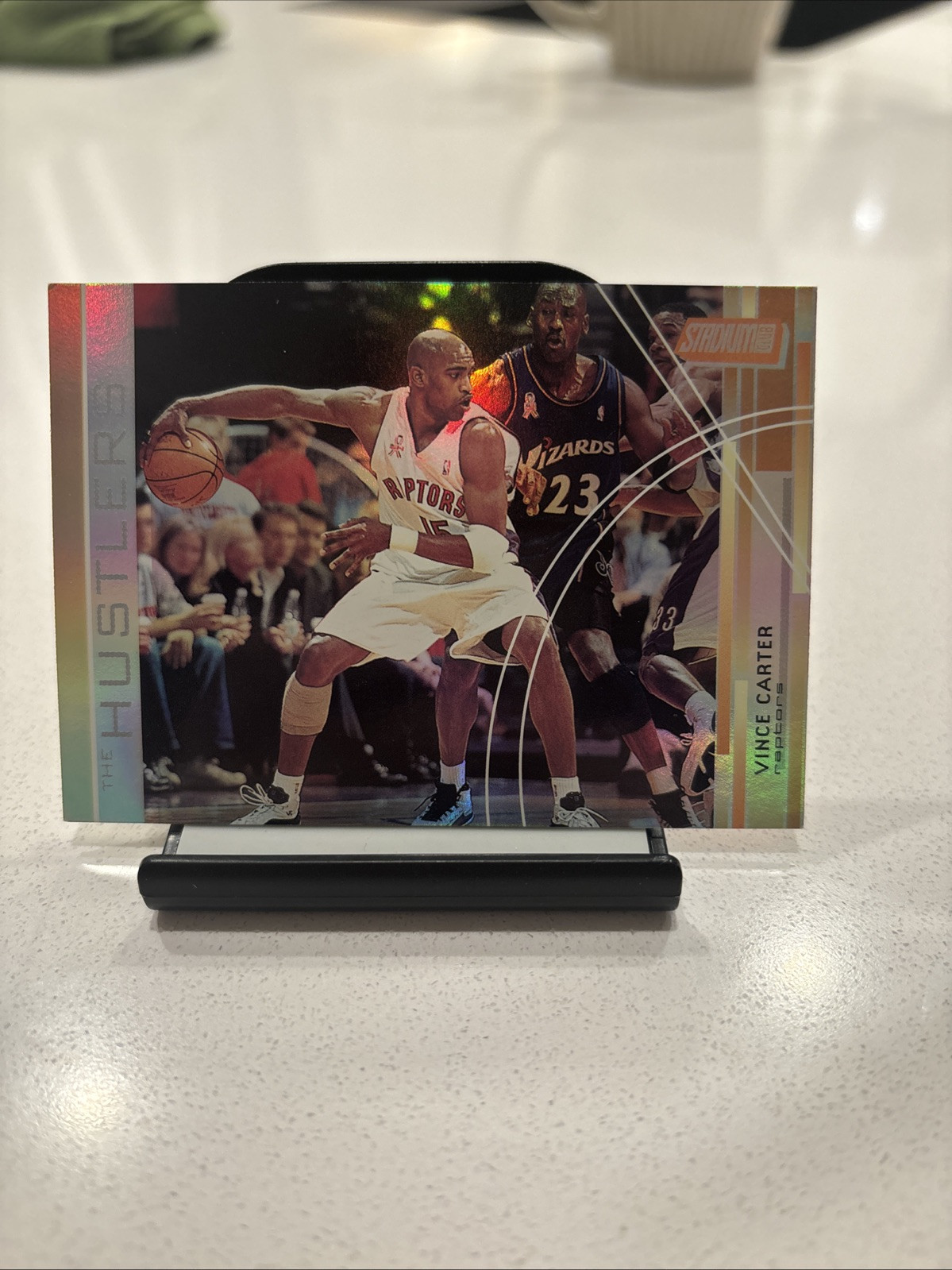 Vince Carter 2002-03 Topps Stadium Club The Hustlers #H8 Michael Jordan