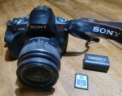 Sony Alpha DSLR-A330 10.2MP Digital SLR Camera - Black (Kit w/ DT