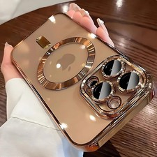 Case For iPhone 17 16 15 14 Plus 13 12 11 Pro Max Case for Magsafe Wireless Char