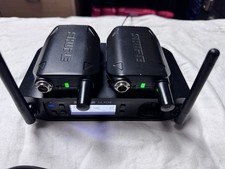 Shure GLXD4 Digital Wireless Receiver with 2 Transmitters,Batteries, Cables