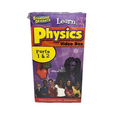 Standard Deviants Learn Physics Video Box Parts 1 & 2 VHS New