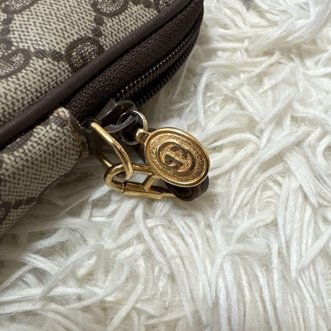 Gucci GG Pochette Shoulder Bag Beige PVC Authentic thumbnail 13