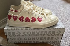 Size 11- Comme des Garçons Play x Converse C...