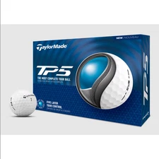 TaylorMade TP5 Golf Balls 12pk, White