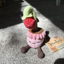Greenhouse by Russ 6" Strawberry Plant "Kaitlyn" Recycled Stuffed Plush Toy NWT