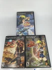PS2 Jak and Daxter 3 Game Lot - The Lost Frontier, Jak 3, Precursor Legacy NTSC