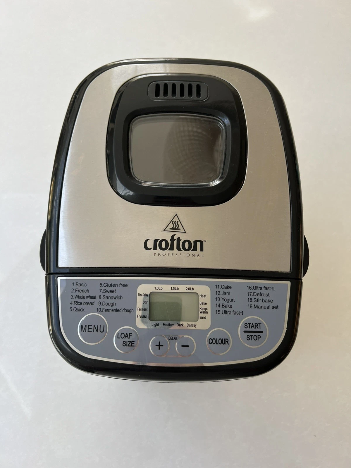 Crofton - BM5100B Professional Bread Maker Oven 19 Settings