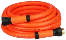 Heavy Duty 5/8Inch x 25Foot Garden Hose Kink Resistant, Flexible, Brass