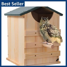Owl House Cedar Wood Screech  Barn Owl Nesting Box Large Handmade Bird