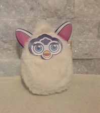 Furby White Plush Lip Balm Holder 5" Keychain 2025