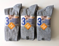 Neu - 9 Paar Nur Die Herren Passt Perfect Socken - Gr. 39-42 - Grau - Paket -TOP