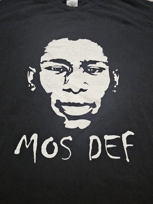 Mos Def Hip Hop Rap Tee Black Graphic T-Shirt L Alstyle Vintage Yasiin Bey RARE