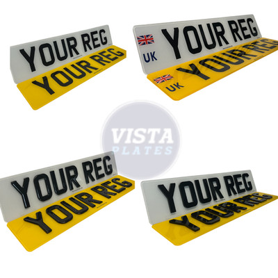 Legal Nummernschild - | 2D | 3D | 4D | 4D Gel | Schneller Versand | Versand am selben Tag
