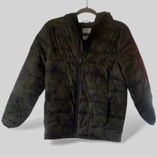 GAP puffer full zip jacket camouflage cold control kids size XL unisex hooded