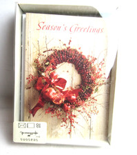 VTG Hallmark Season Greetings Xmas 18 Cards Envelopes NOS