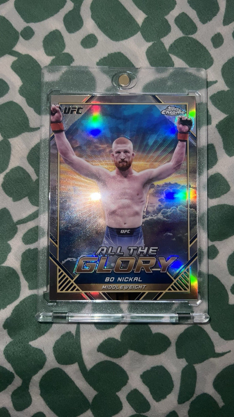 2024 Topps Chrome UFC Bo Nickal All The Glory SSP Case Hit ATG-2