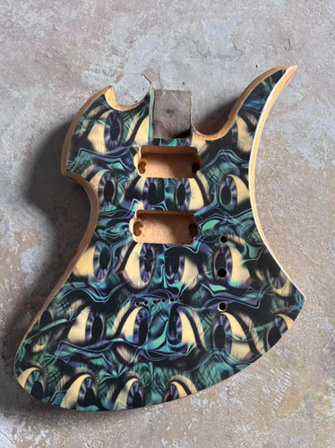 Custom Finish Top Guitar Basswood Body Fit Mockingbird DIY Project