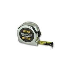 STANLEY - 0-33-526 - TAPE MEASURE, 8M, POWERLOCK