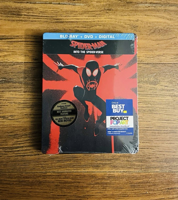 Spider-Man: Into The Spider Verse (2018) Exclusive Best Buy Blu-Ray Steelbook