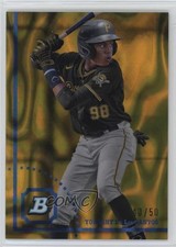 2022 Bowman Heritage Gold Lava Refractor 40/50 Yordany De Los Santos #BHPC-5 4aw