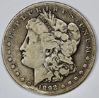 1892-CC Morgan Silver $1 Dollar