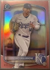 2025 Bowman Chrome Jac Caglianone Rose Gold Refractor /15 SSP Kansas City Royals