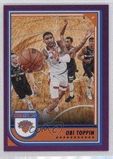 2022-23 Panini NBA Hoops Purple Obi Toppin #21 0y59