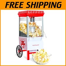 Oil-Free Popcorn Machine - Classic Stand-Up C...