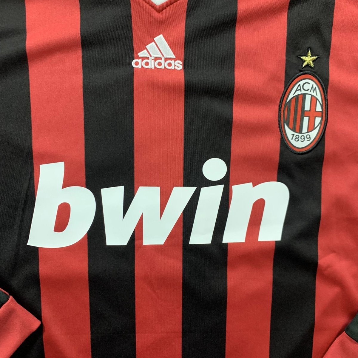 Inzaghi #9 AC Milan 2009/10 Long Sleeve Home Jersey | Retro Shirt