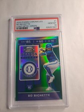 2020 Panini Chronicles - Contenders Optic Green #1 Bo Bichette RC /50 PSA 10 💎 