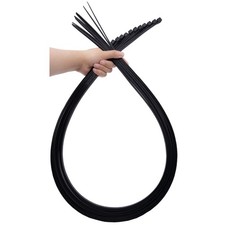 Extra Long Zip Ties Heavy Duty Outdoor, Black Large Zip Ties 48 inch, 12PCS