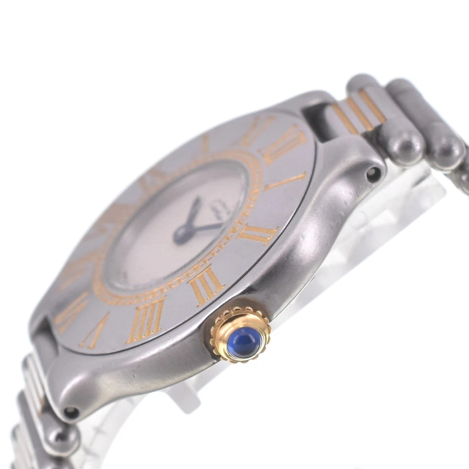 Reloj de cuarzo para dama Cartier Must21 Vantian SM esfera marfil R#141090 Foto 3 de 4