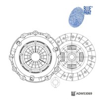 Blue Print Kupplungssatz FüR Mazda 6 Stufenheck Gg 2.0 2.3 Mps Turbo Gy