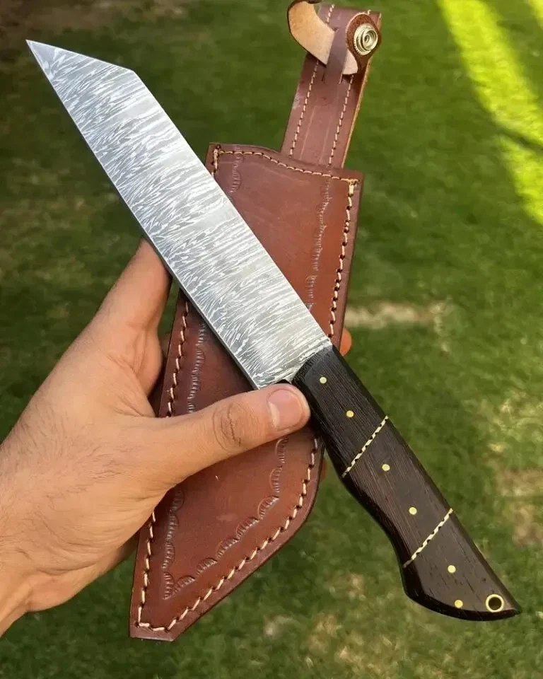 Damascus Chef Knife 8” Handmade Kitchen Knife Razor Sharp Wood Handle Gift
Opens in a new window or