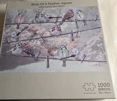 Vögel einer Feder 1000 Teile Puzzle komplett Top Zustand