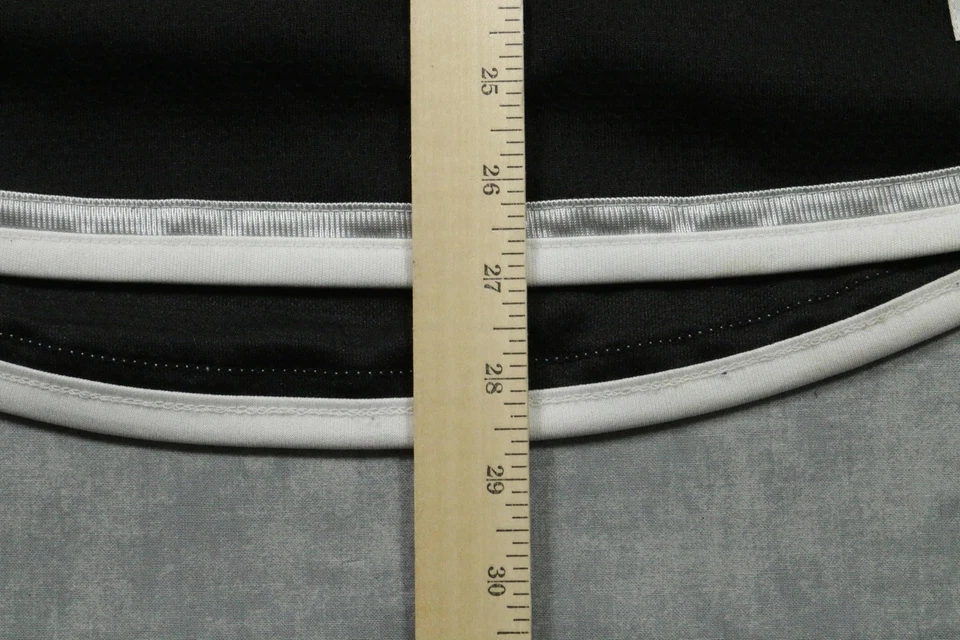 Pulôver Los Angeles Kings Jersey Youth G/XL preto branco NHL hóquei fanwear - Imagem 4 de 4