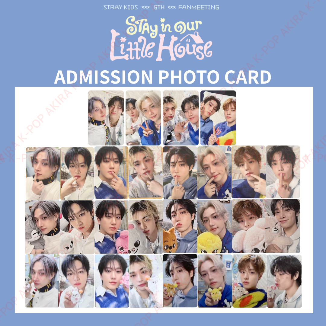 StrayKids 6TH FANMEETING 4.5 入場 トレカ STRAYKIDS 6TH FANMEETING STAY in Our Little House ADMISSION PHOTO