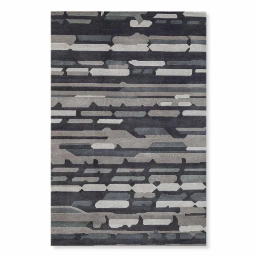 Hand Tufted Wool Area Rug Modern Handmade