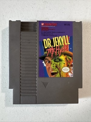 Dr. Jekyll and Mr. Hyde NES Game 1988 Edition, Tested and Working