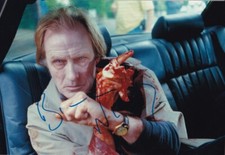 BILL NIGHY signed Autogramm 20x30cm SHAUN OF THE DEAD in Person autograph COA