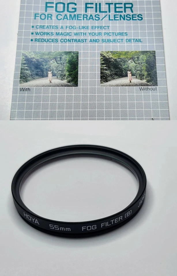 Hoya 55 mm Fog B Special Effect Glass Lens Filter Japan 55mm Foggy  - Image 3 of 4
