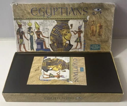 Juego de mesa egipcio de colección Green Board Co COMPLETO historia educativa trivia - Imagen 5 de 24