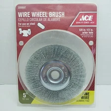 ACE Wire Wheel Brush FINE WIRE   5"   #2099687