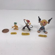 Hand Painted Marx Disney Miniatures Disneykins Louie, Panchito, Pecos Bill
