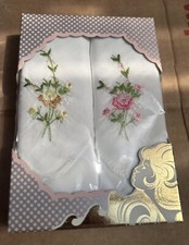 Brandneu im Karton Damen alle Baumwolle Taschent&uuml;cher Ref C6